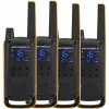 Tweeweg-portofoon Motorola Talkabout T82 Extreme Quad Pack — 4× PMR-handapparaten, 16 kanalen, IPX4, 500 mW, NiMH oplaadbaar, micro-USB