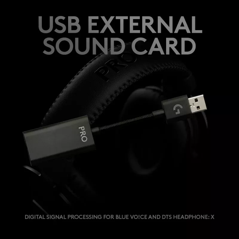 LOGITECH G Pro X gaming-headset - 3,5 mm - zwart