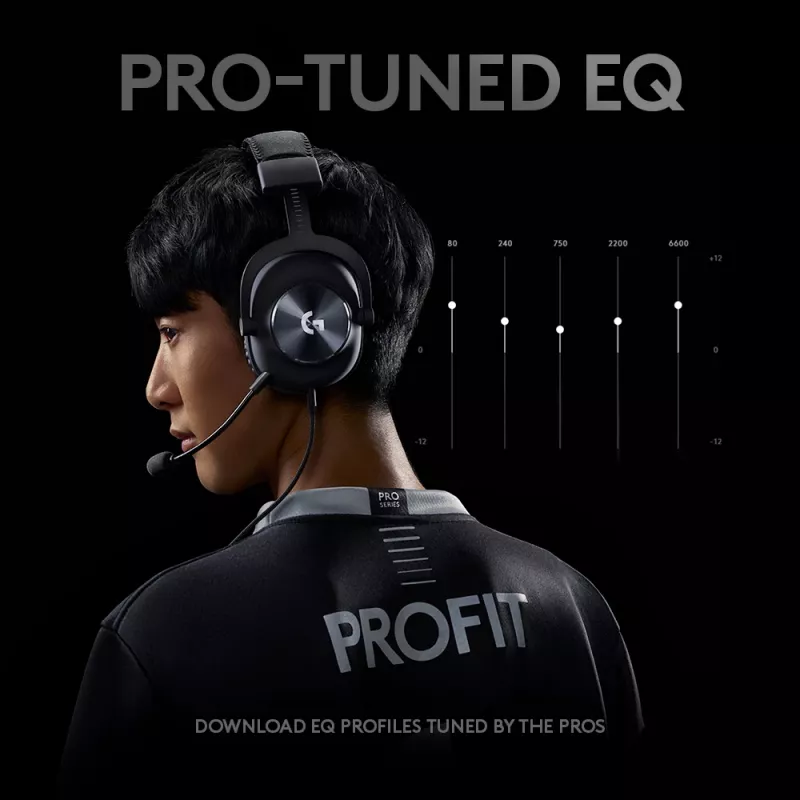 LOGITECH G Pro X gaming-headset - 3,5 mm - zwart