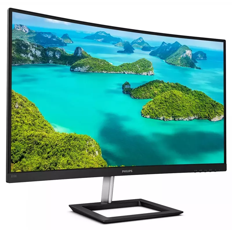 Philips E Line 322E1C/00 computermonitor 80 cm (31,5 inch) 1920 x 1080 pixel Full HD LCD zwart
