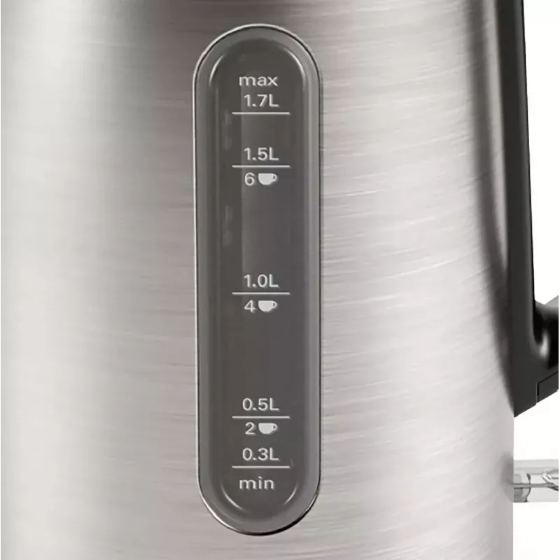 Bosch TWK4P440 waterkoker 1,7 L 2400 W zwart, roestvrij staal