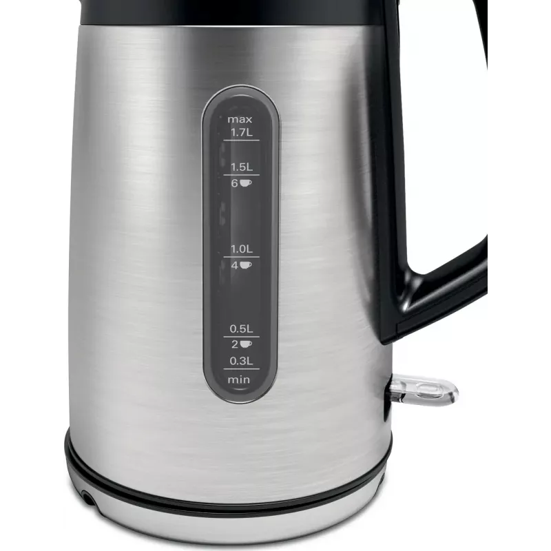 Bosch TWK4P440 waterkoker 1,7 L 2400 W zwart, roestvrij staal