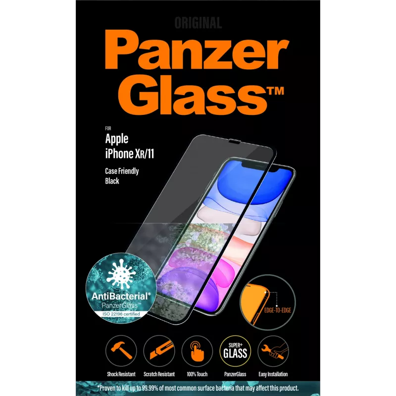 PanzerGlass displayschermfolie Apple iPhone 11 XR Edge-to-Edge