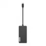 Lenovo GX90T77924 dockingstation — USB-C-hub met HDMI 1.4, 2×USB-A 3.2 Gen1, USB‑2.0, microSD-kaartlezer, grijs