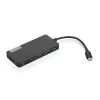 Lenovo GX90T77924 dockingstation — USB-C-hub met HDMI 1.4, 2×USB-A 3.2 Gen1, USB‑2.0, microSD-kaartlezer, grijs