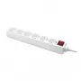 Meervoudig stopcontact LogiLink LPS202 1,5 m 6 AC-uitgangen wit