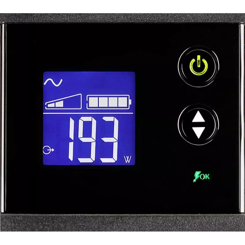 Uninterruptible Power Supply Eaton Ellipse PRO 1200 FR 1,2 kVA / 750 W Line-Interactive, 8x Type E stopcontacten, LCD, Rack 2U/Tower