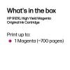 HP 912XL Originele Inktcartridge met hoge capaciteit, Magenta