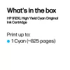 HP 912XL Originele Inktcartridge Cyaan met hoge capaciteit