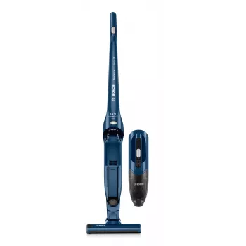 Bosch Serie 2 BBHF216 Accu-stofzuiger/Elektrische steel 2-in-1 Accu-stofzuiger Batterij Droog Zakloos Blauw
