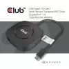 CLUB3D USB Type-C 3.2 Gen 1 Multi Stream Transport (MST) Hub DisplayPort 1.4 Drievoudige monitor