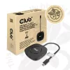CLUB3D USB Type-C 3.2 Gen 1 Multi Stream Transport (MST) Hub DisplayPort 1.4 Drievoudige monitor