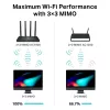 TP-Link Archer C80 draadloze router Gigabit Ethernet dual-band (2,4 GHz / 5 GHz) zwart