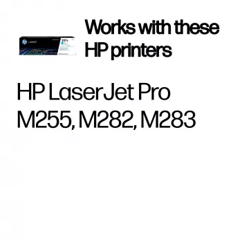 HP 207A cyaan originele LaserJet-tonercartridge, 1250 pagina's, cyaan, 1 stk.