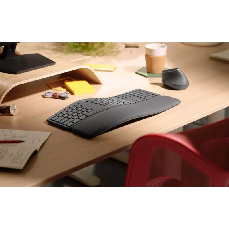LOGITECH Ergo K860 - draadloos split-toetsenbord grafiet Qwerty Pan Nordic