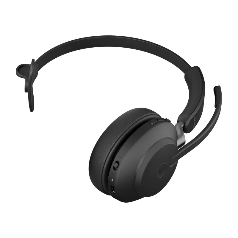 Jabra Evolve2 65 USB-A zwart MS oplader mono