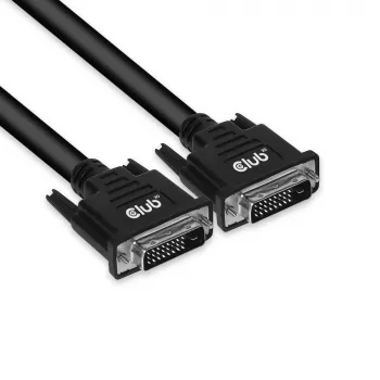 CLUB3D DVI-D Dual Link (24+1) kabel bidirectioneel M/M 10m/32,8ft 28AWG