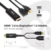 CLUB3D CAC-1331 videokabel-adapter 0,25 m HDMI DisplayPort zwart