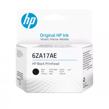 HP 6ZA17AE zwarte printkop, HP GT-printkoppen zijn compatibel met: HP Smart Tank 5100, 555, 559, 570, 580, 655, 7305, 7308 HP Tank 5100,..., thermische inkjet, zwart, Maleisië, 113 mm, 37 mm