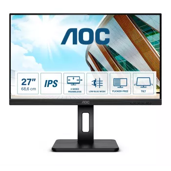 AOC P2 27P2Q computermonitor 68,6 cm (27 inch) 1920 x 1080 pixel Full HD LED zwart