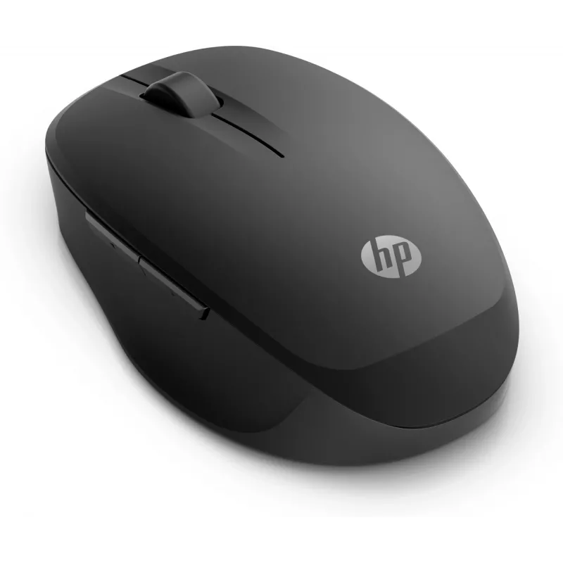 HP Dual Mode zwarte muis 300, rechtshandig, optisch, RF draadloos, 3600 DPI, zwart