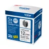 Brother TZE-231M5 labeltape zwart op wit
