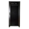 Wandgemonteerde kast Extralink 37U 600X1000 zwart 1200 kg draagvermogen