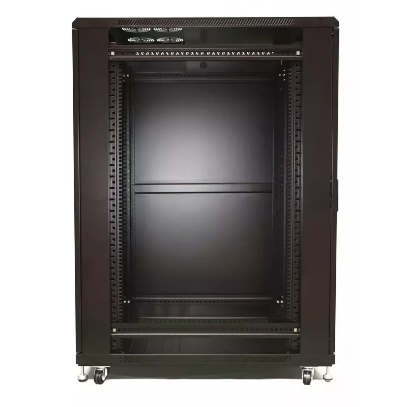 Wandgemonteerde kast Extralink 37U 600X1000 zwart 1200 kg draagvermogen