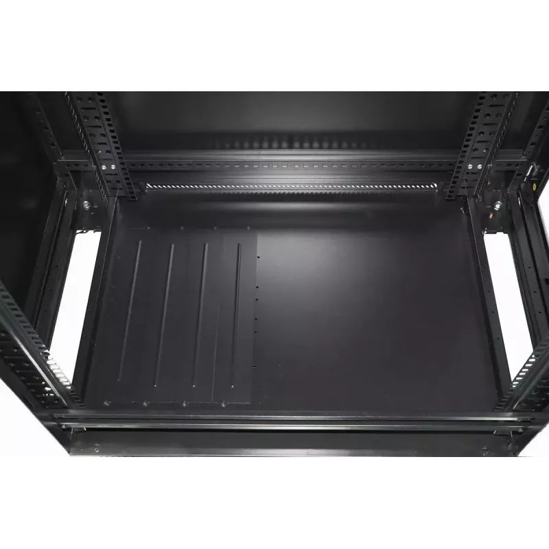 Wandgemonteerde kast Extralink 37U 600X1000 zwart 1200 kg draagvermogen