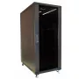Wandgemonteerde kast Extralink 37U 600X1000 zwart 1200 kg draagvermogen
