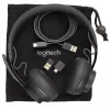Logitech Zone Wireless MS 981-000854 Bluetooth-headset, on-ear, actieve ruisonderdrukking, draadloos opladen via Qi, Microsoft Teams, grafiet