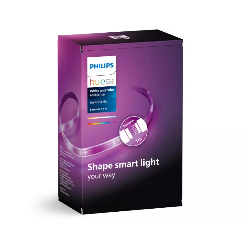 Philips Hue Wit en kleur ambiance Lightstrip Plus Uitbreiding V4 1 meter