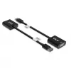 CLUB3D DisplayPort™ naar VGA zwart actieve adapter M/F