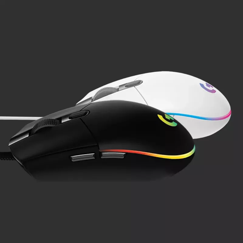 LOGITECH G203 Lightsync gaming-muis USB zwart