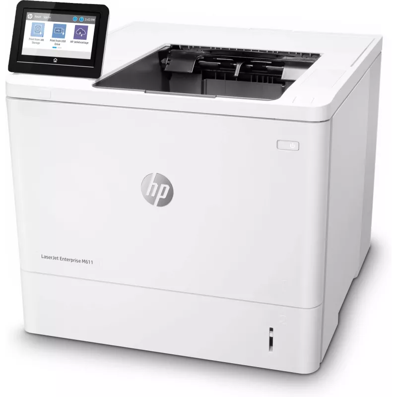 HP LaserJet Enterprise M611dn, laser, 1200 x 1200 DPI, A4, 61 ppm, dubbelzijdig printen, netwerkgeschikt