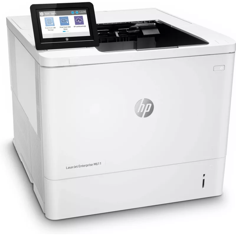 HP LaserJet Enterprise M611dn, laser, 1200 x 1200 DPI, A4, 61 ppm, dubbelzijdig printen, netwerkgeschikt