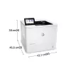 HP LaserJet Enterprise M611dn, laser, 1200 x 1200 DPI, A4, 61 ppm, dubbelzijdig printen, netwerkgeschikt
