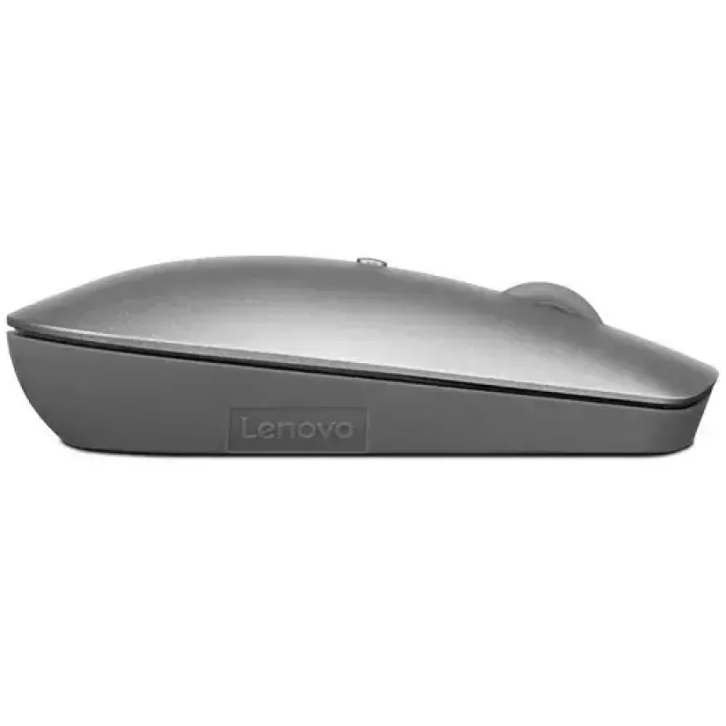 Lenovo 600 optische Bluetooth-muis — 2400 dpi, Bluetooth 5.0 dual-host, 3 knoppen, kogelscrollwiel, ijzergrijs