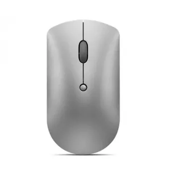 Lenovo 600 optische Bluetooth-muis — 2400 dpi, Bluetooth 5.0 dual-host, 3 knoppen, kogelscrollwiel, ijzergrijs