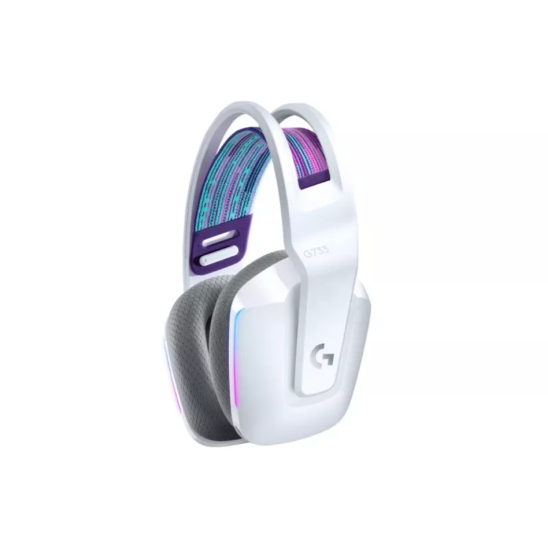 LOGITECH G733 Lightspeed draadloze RGB gaming-headset wit