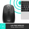 LOGITECH M190 full-size draadloze muis charcoal