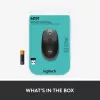 LOGITECH M190 full-size draadloze muis charcoal