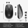 LOGITECH M190 full-size draadloze muis middernachtgrijs