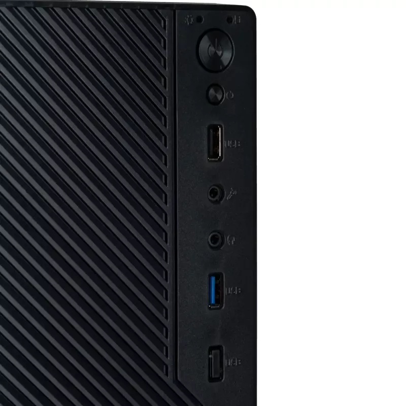 Akyga AK36BK Micro-ATX-pc-behuizing, Micro ATX / Flex ATX / Mini ITX, USB 3.0 + USB 2.0, zonder voeding, zwart