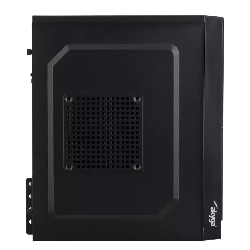 Akyga AK36BK Micro-ATX-pc-behuizing, Micro ATX / Flex ATX / Mini ITX, USB 3.0 + USB 2.0, zonder voeding, zwart