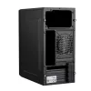 Akyga AK36BK Micro-ATX-pc-behuizing, Micro ATX / Flex ATX / Mini ITX, USB 3.0 + USB 2.0, zonder voeding, zwart