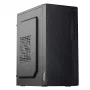Akyga AK36BK Micro-ATX-pc-behuizing, Micro ATX / Flex ATX / Mini ITX, USB 3.0 + USB 2.0, zonder voeding, zwart