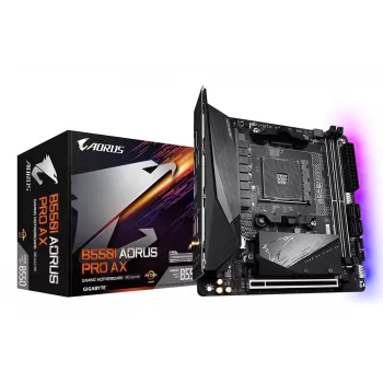 Moederbord GIGABYTE B550I AORUS PRO AX, B550, AM4, Mini-ITX