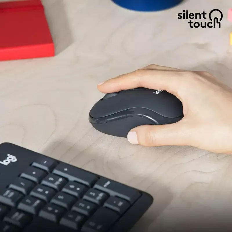 Logitech MK295 Silent Wireless Combo toetsenbord RF Wireless QWERTY US International zwart