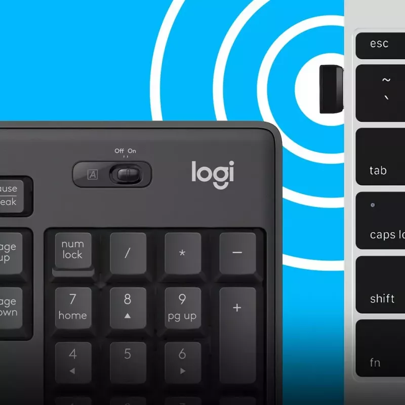 Logitech MK295 Silent Wireless Combo toetsenbord RF Wireless QWERTY US International zwart